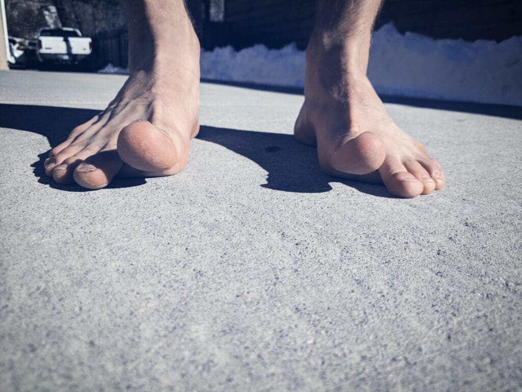 Barefoot running exercises