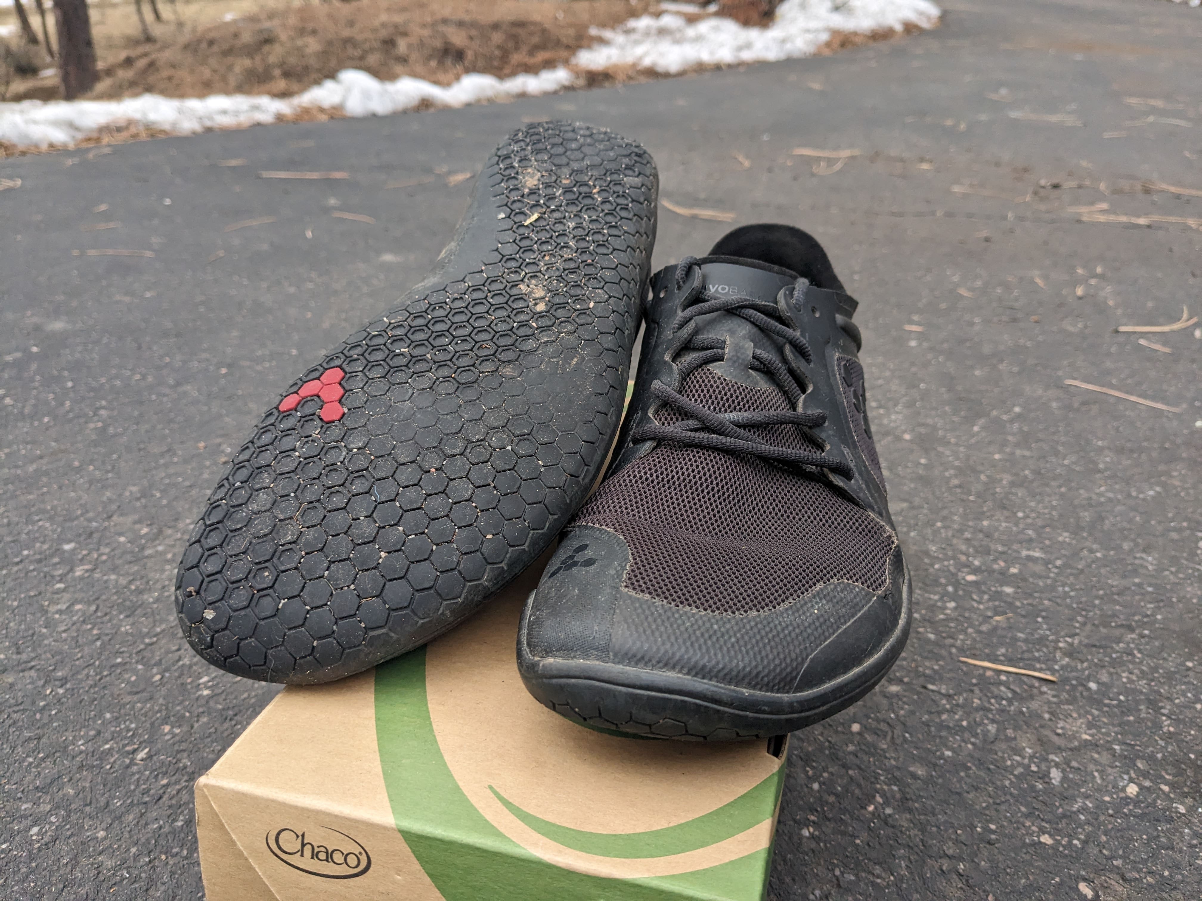 Vivobarefoot Primus Lite III flexible outsole with minimal stack height