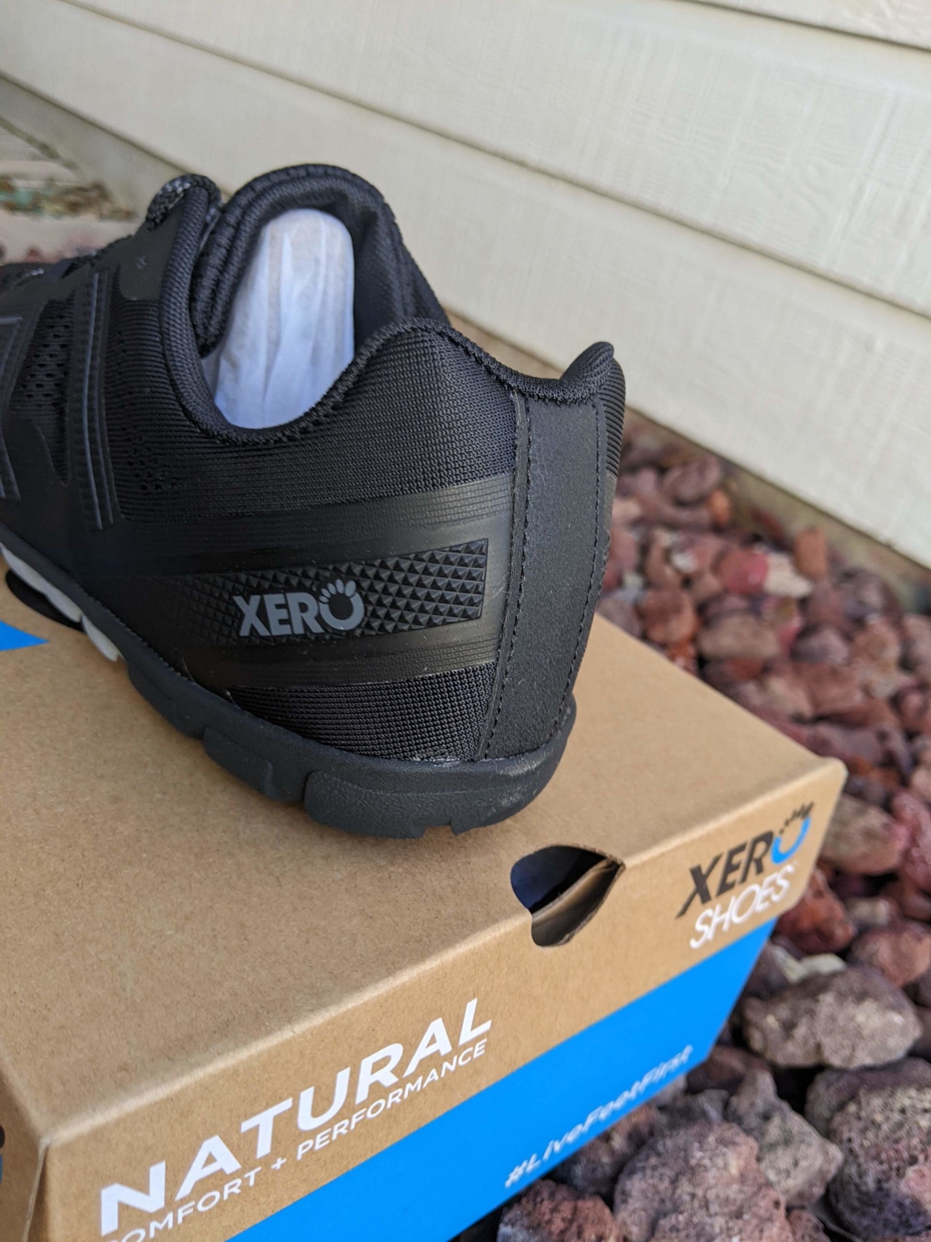 Xero shoes Mesa Trail II heel