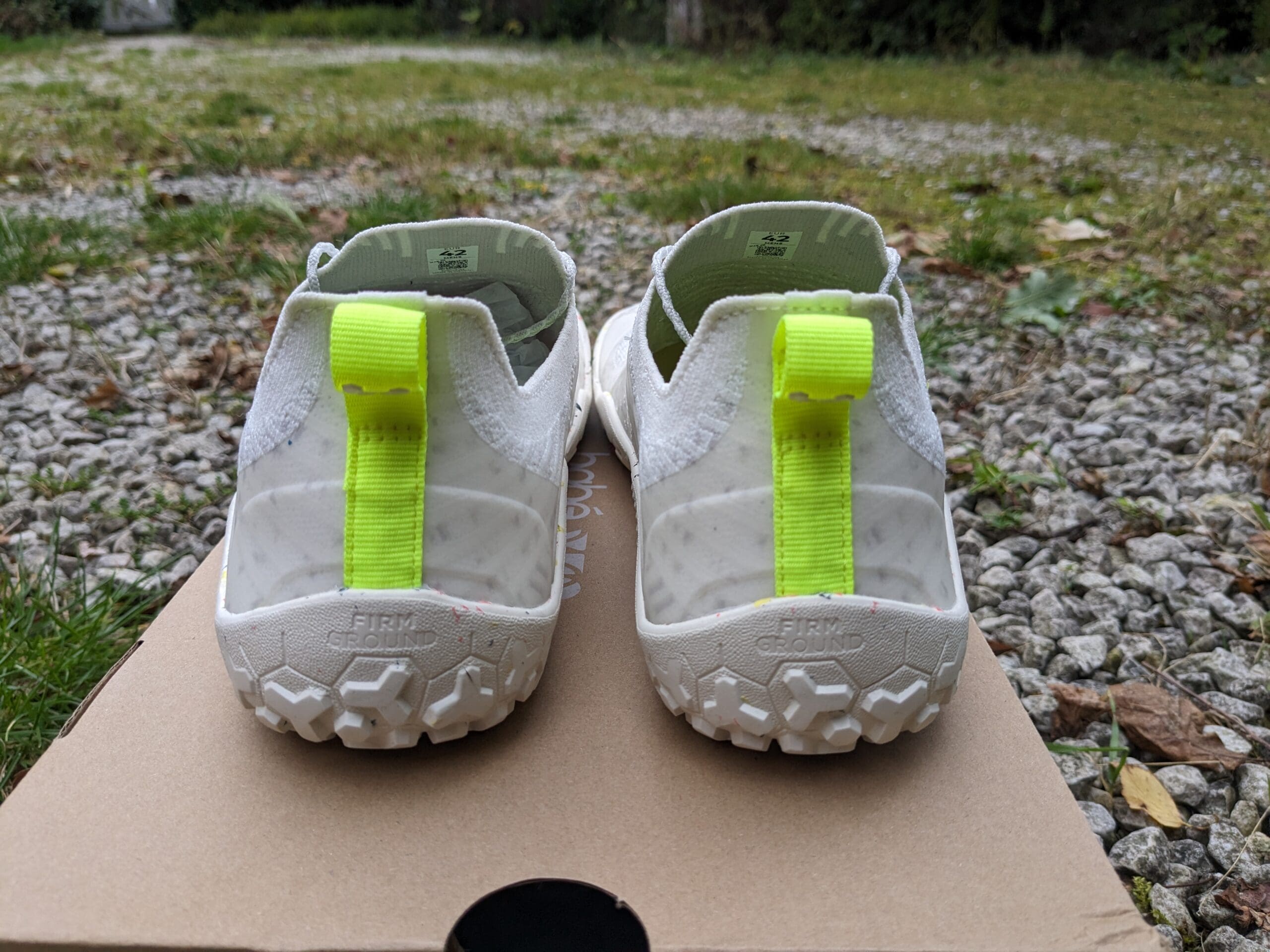 Vivobarefoot Primus Trail Knit dual heels