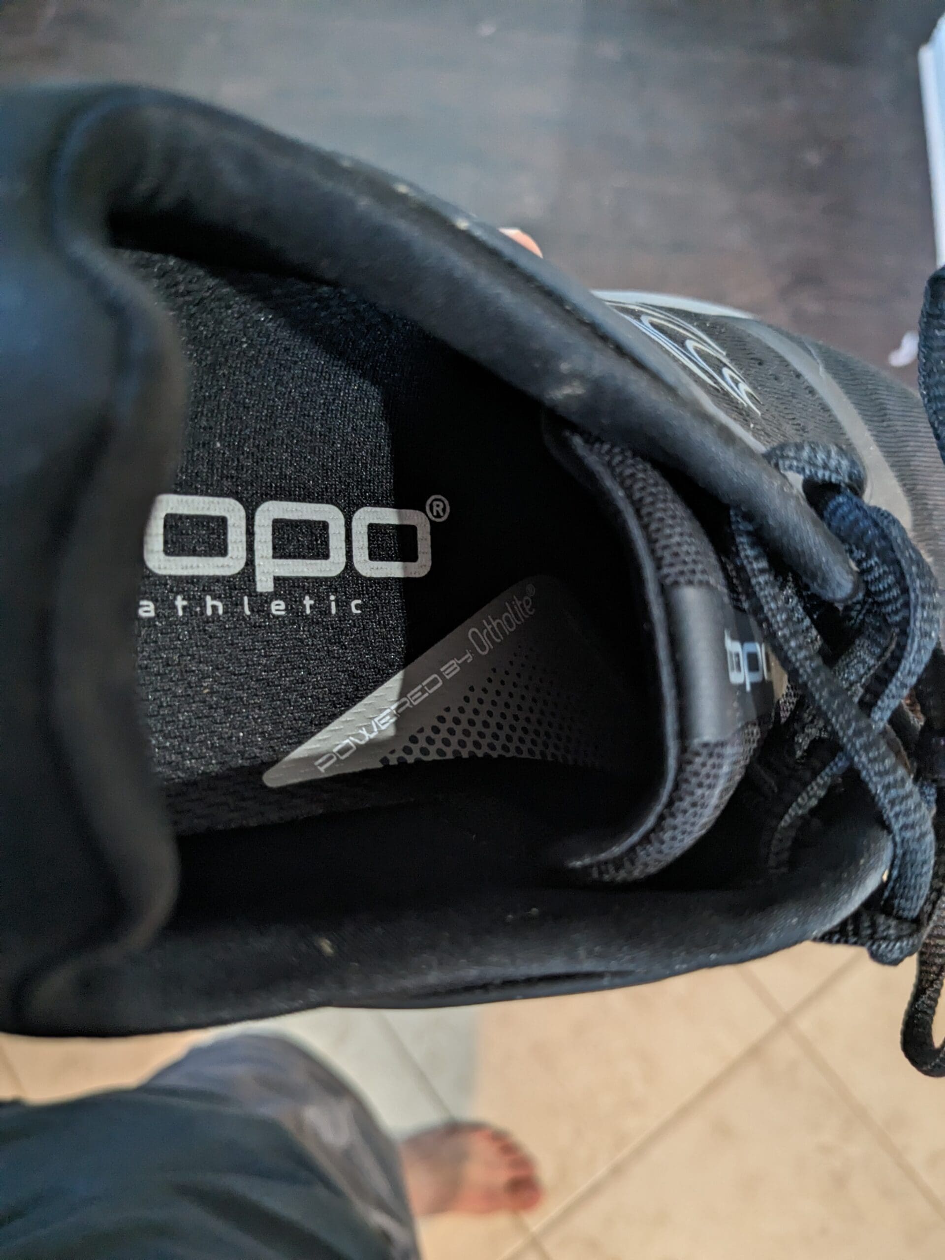 Topo Athletics ST-4 heel cuff