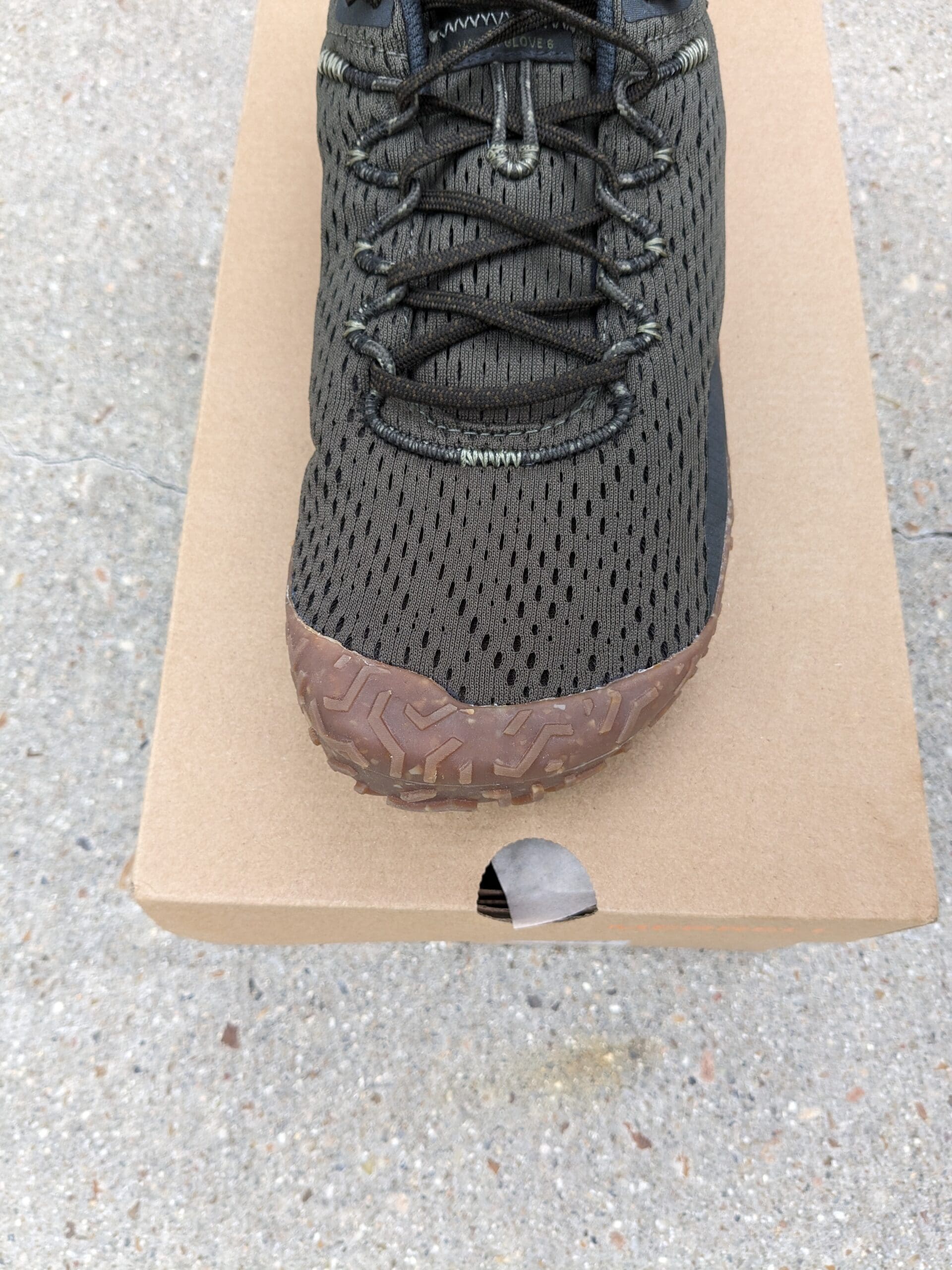 Merrell Vapor Glove 6 toe box