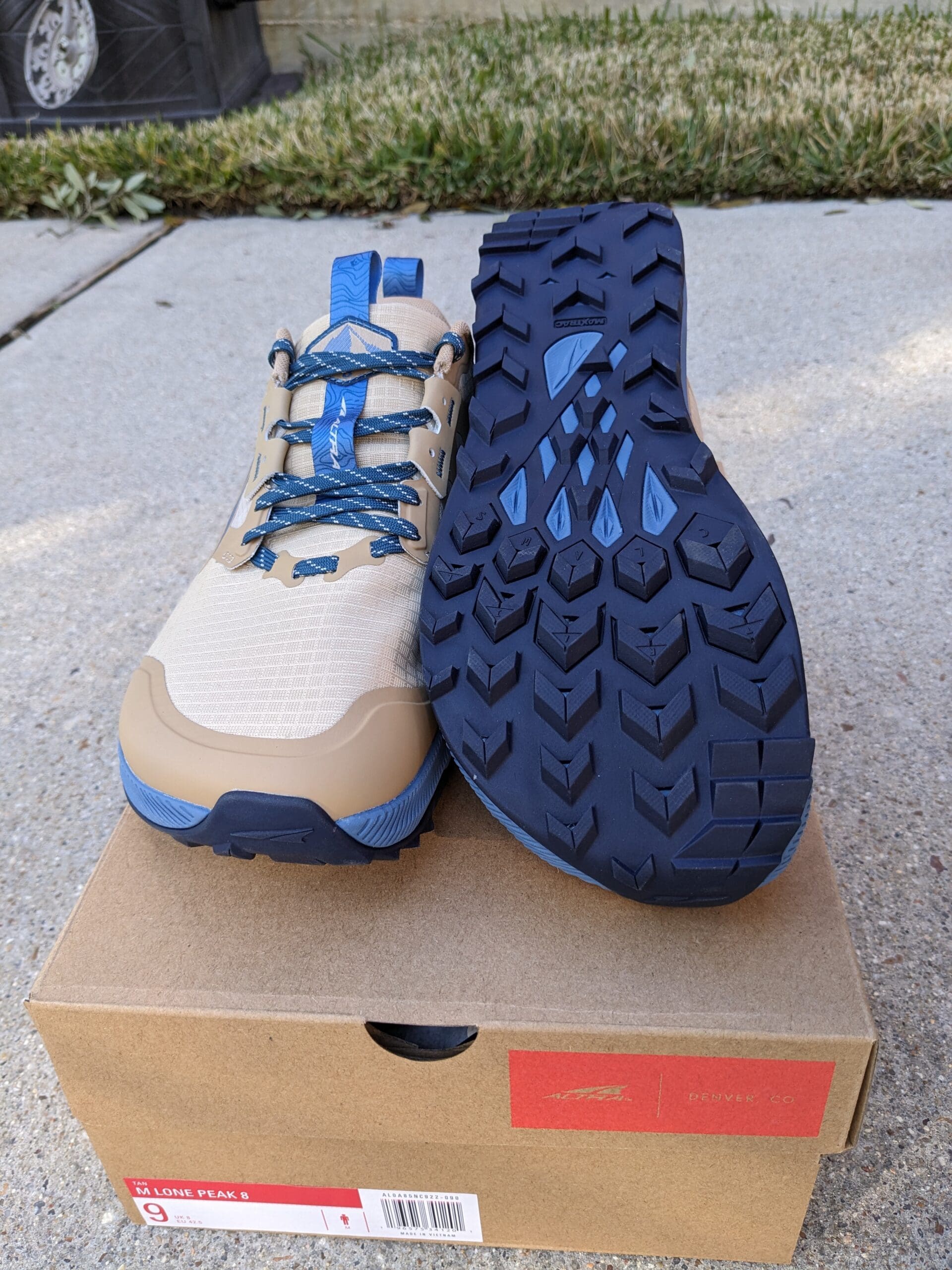 Altra Lone Peak 8 outsole