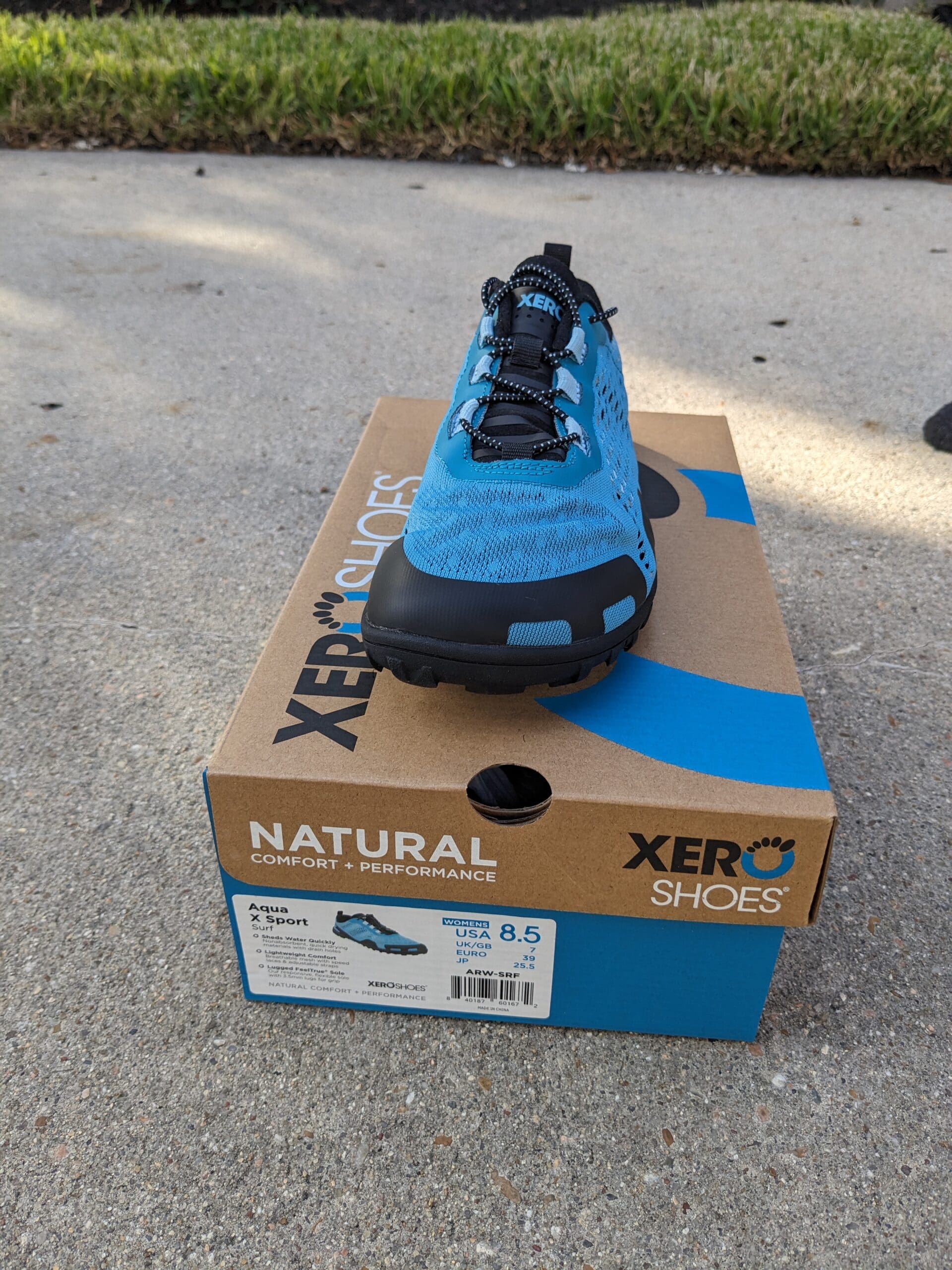 xero shoes aqua x sport toebox