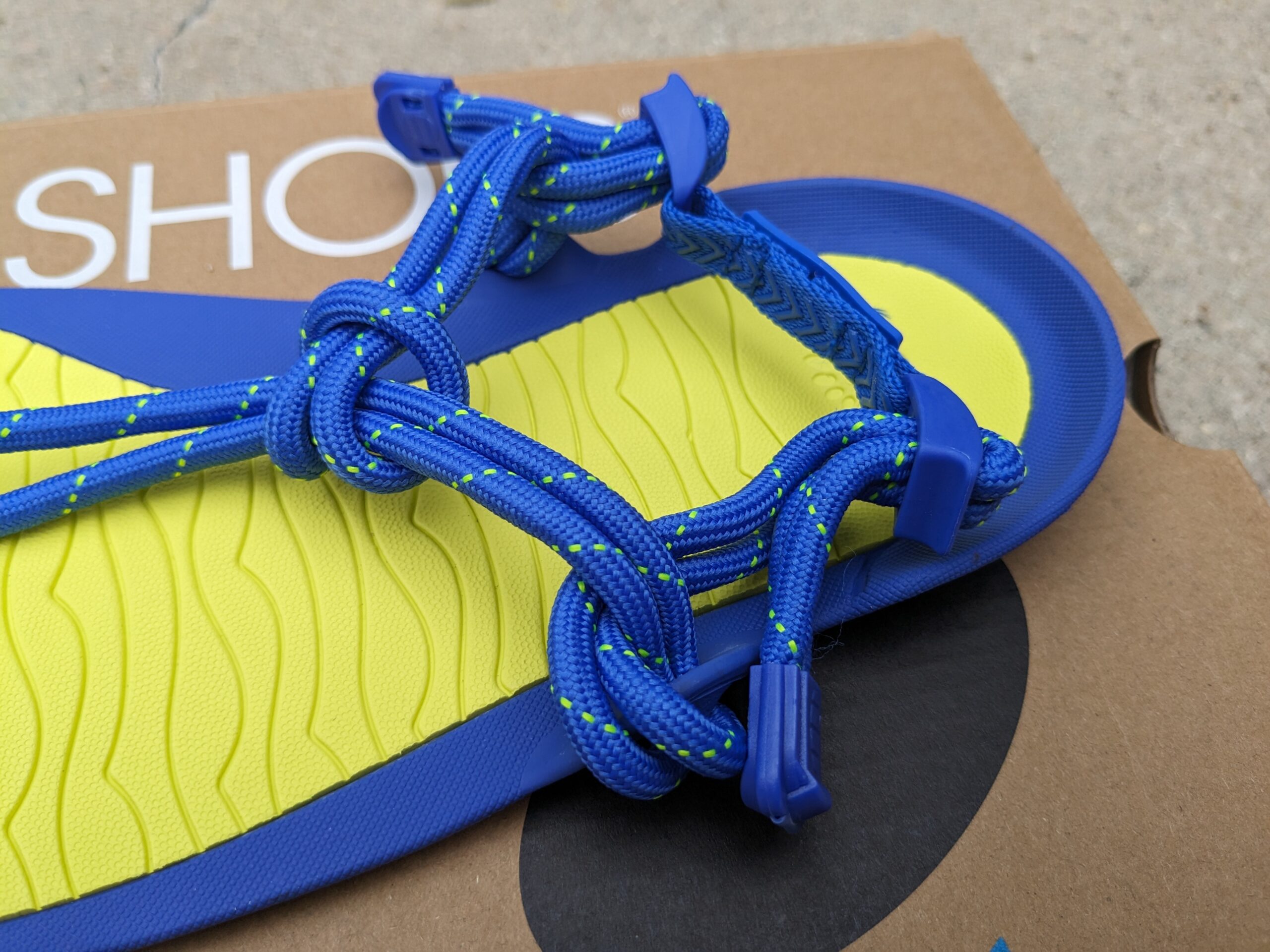 xero shoes aqua cloud side straps