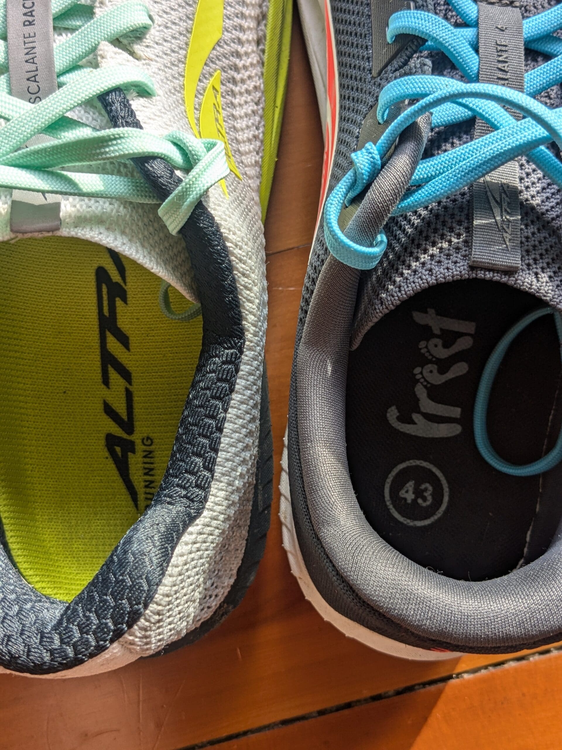 altra escalante comparison heel cups