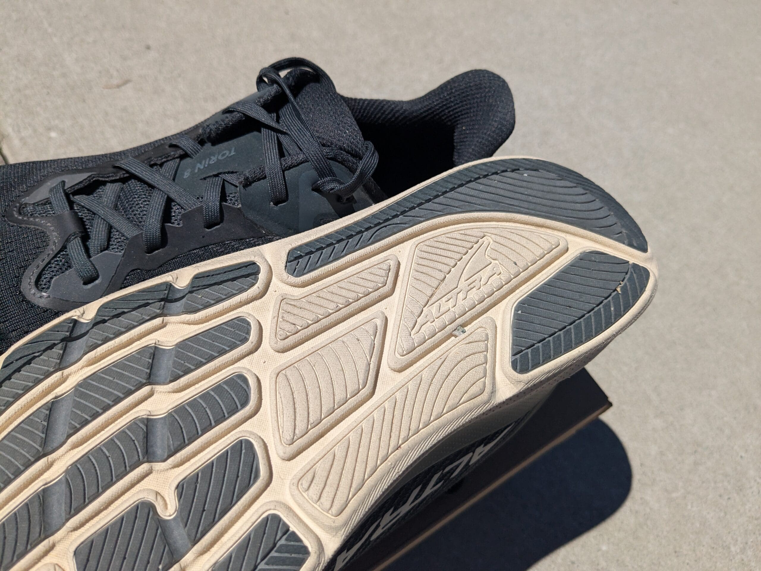 altra torin 8 outsole heel