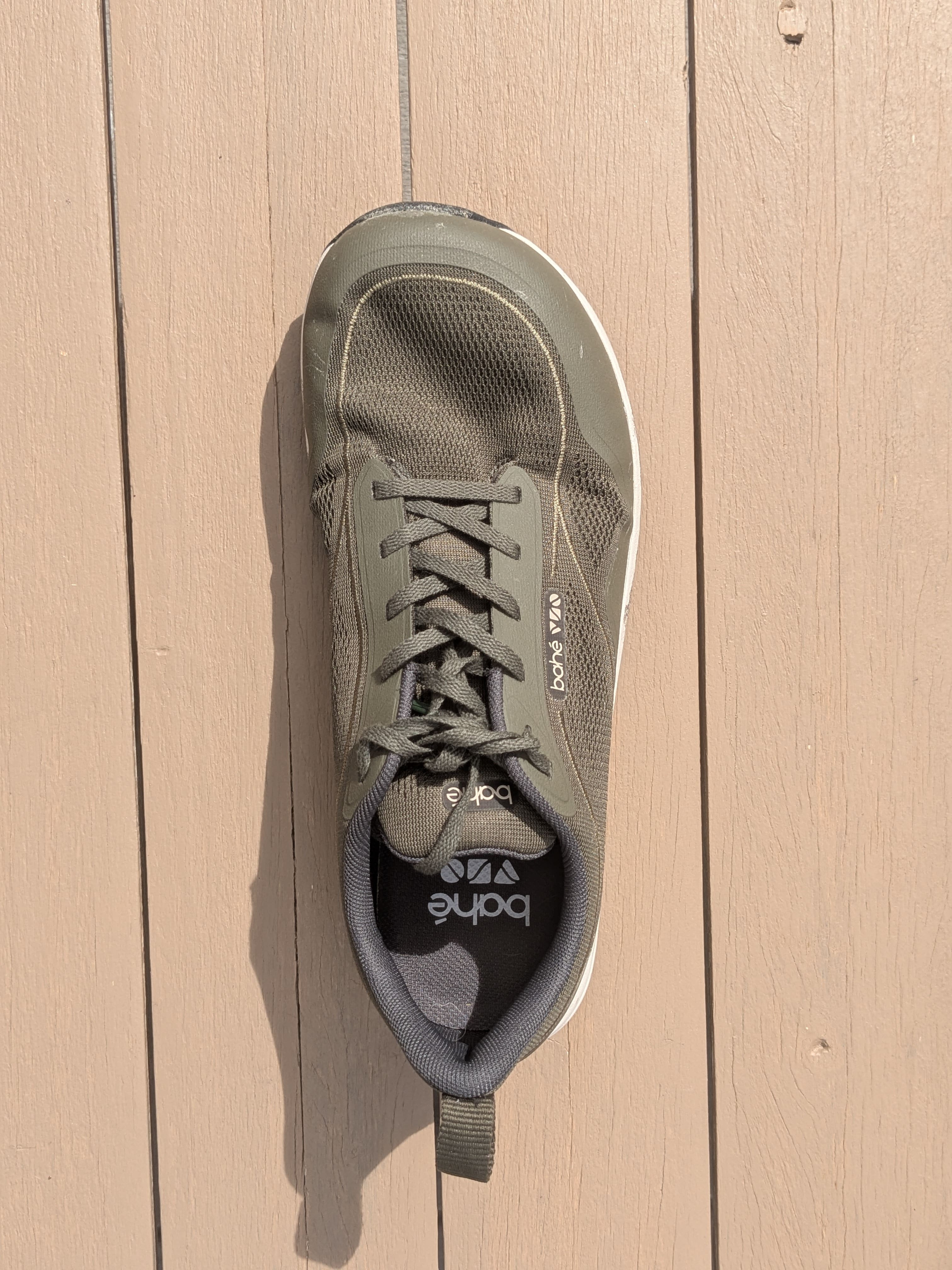 Bahé Revive Adapt showing squared toe box and refined heel cup design