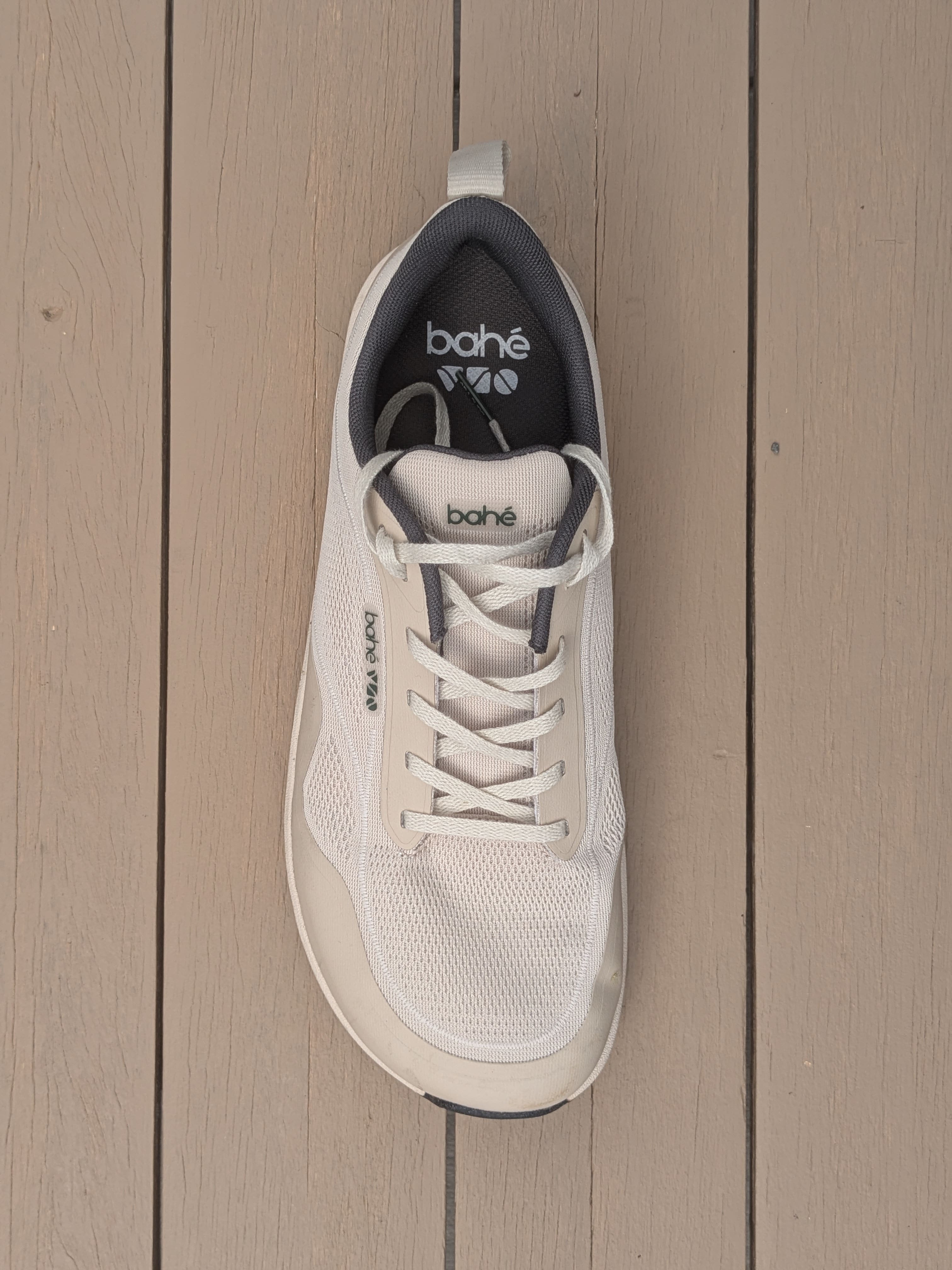 Bahé Revive Flex showing wide accommodating fit through toe box and midfoot