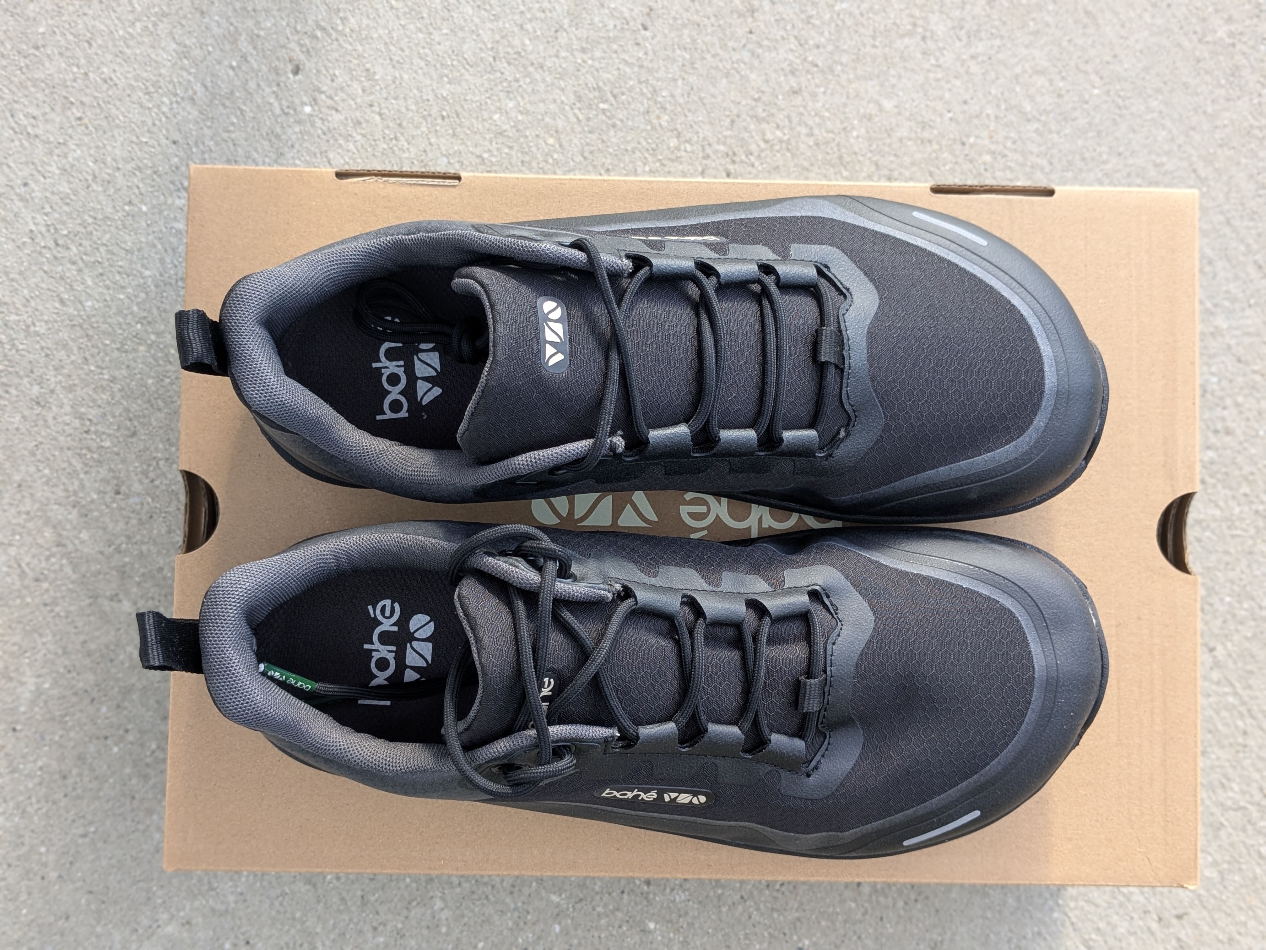 Bahé Rewild wide toe box showing anatomical shape and splay room